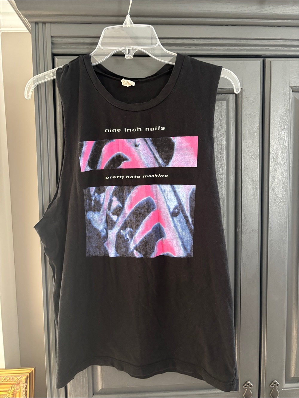 Nine Inch Nails 'Pretty Hate Machine' Black Graphic Tank